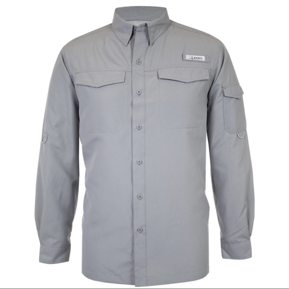 Habit Long Sleeve Fishing Guide Shirt TS1373 XXL - Picture 1 of 9